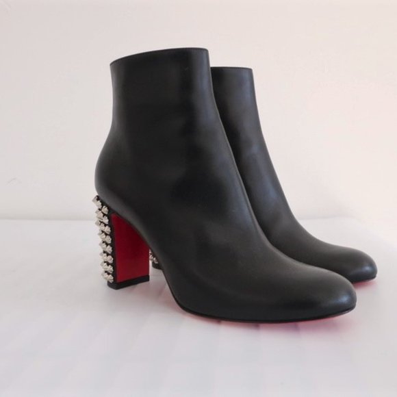 Christian Louboutin Suzi Folk 85 Ankle Boot - Picture 3 of 8